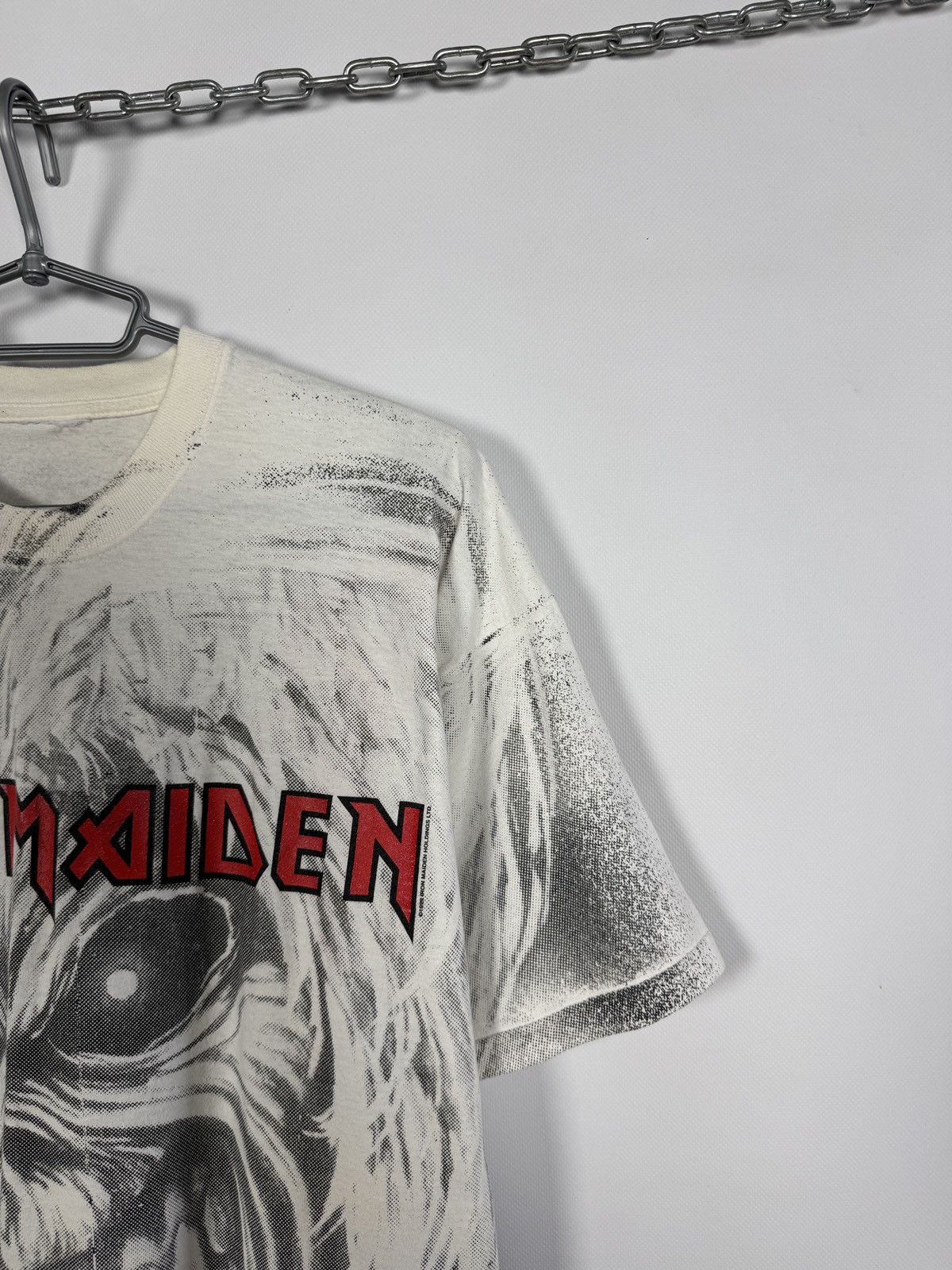 Iron Maiden Rare Iron Maiden 1999 Overprint Vintage Metal Band Tour Tee Size US XL / EU 56 / 4 - 3 Thumbnail