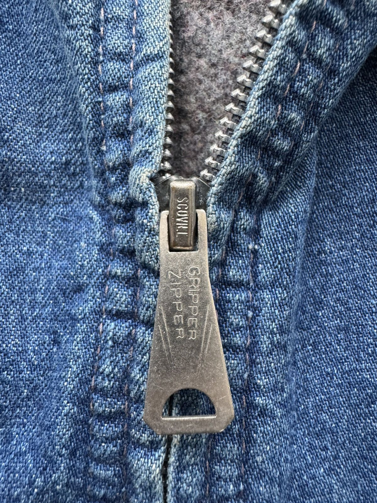 Sears VERY RARE VINTAGE JACKET JEANS WORK DENIM BLANKET SEARS Size US XXL / EU 58 / 5 - 4 Thumbnail