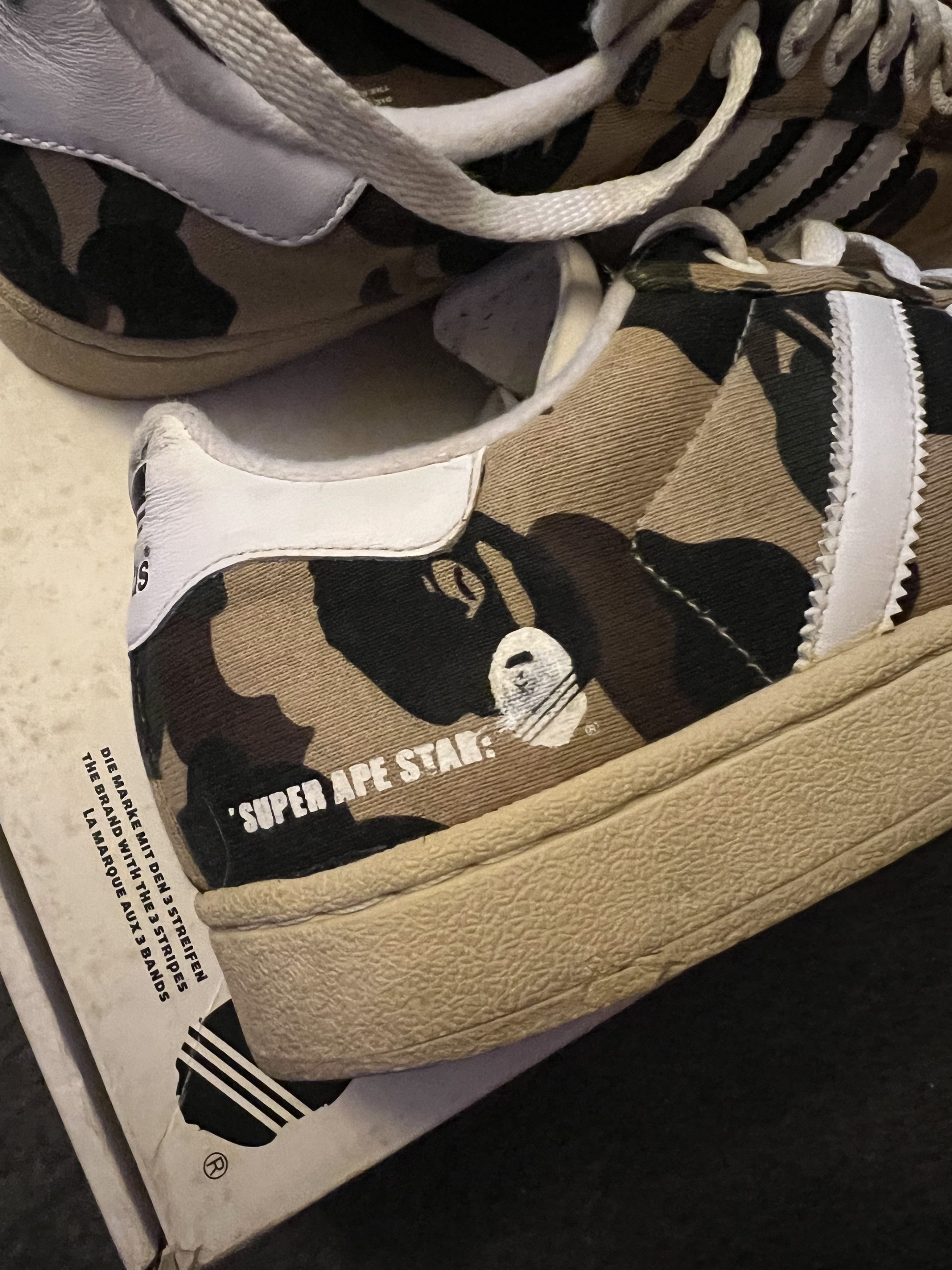 Adidas Adidas x Bape Super Ape Skate Size US 8.5 / EU 41-42 - 12 Thumbnail