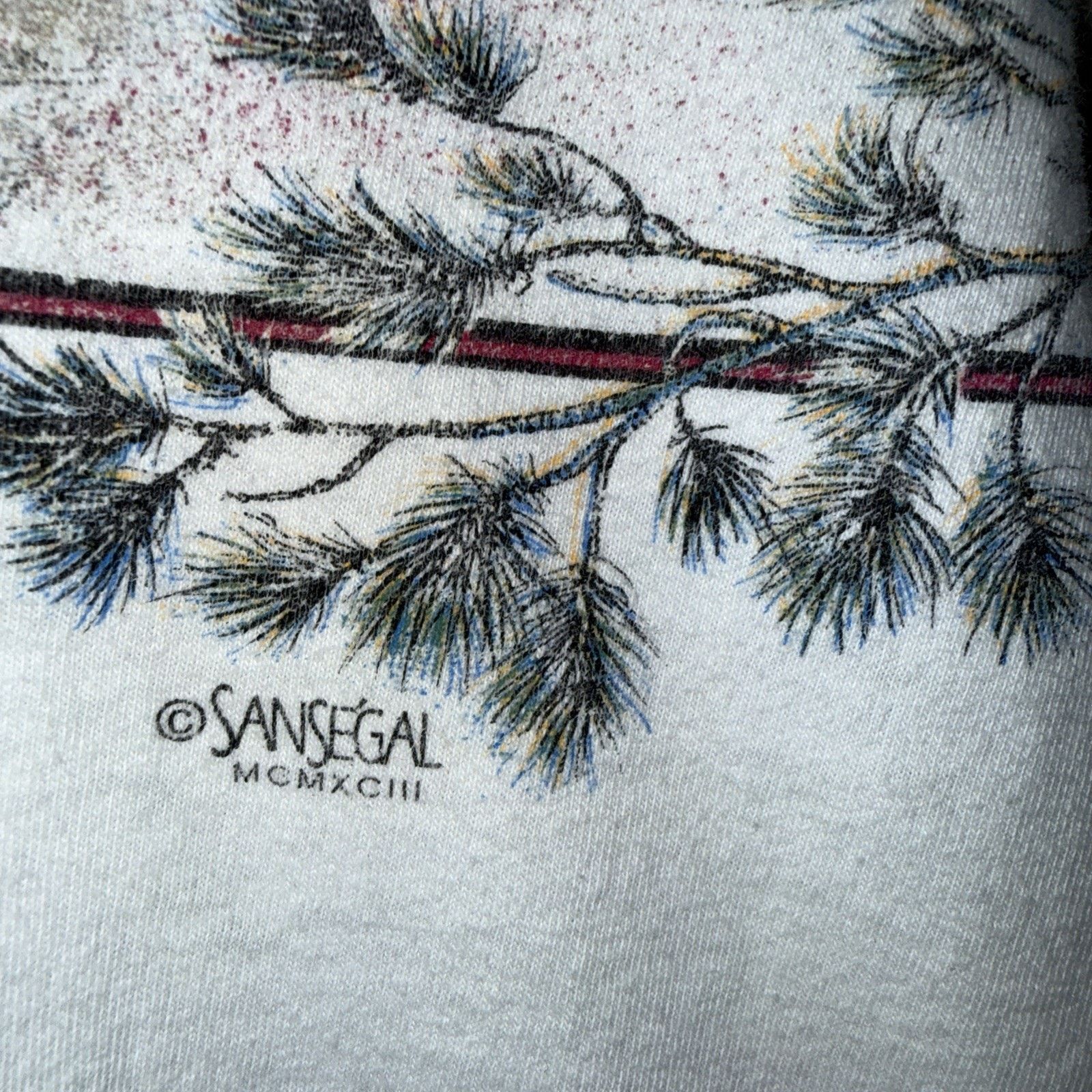 Anvil Mt. Rushmore L White Single Stitch Memorial Souvenir Tee 90s Size US L / EU 52-54 / 3 - 2 Thumbnail