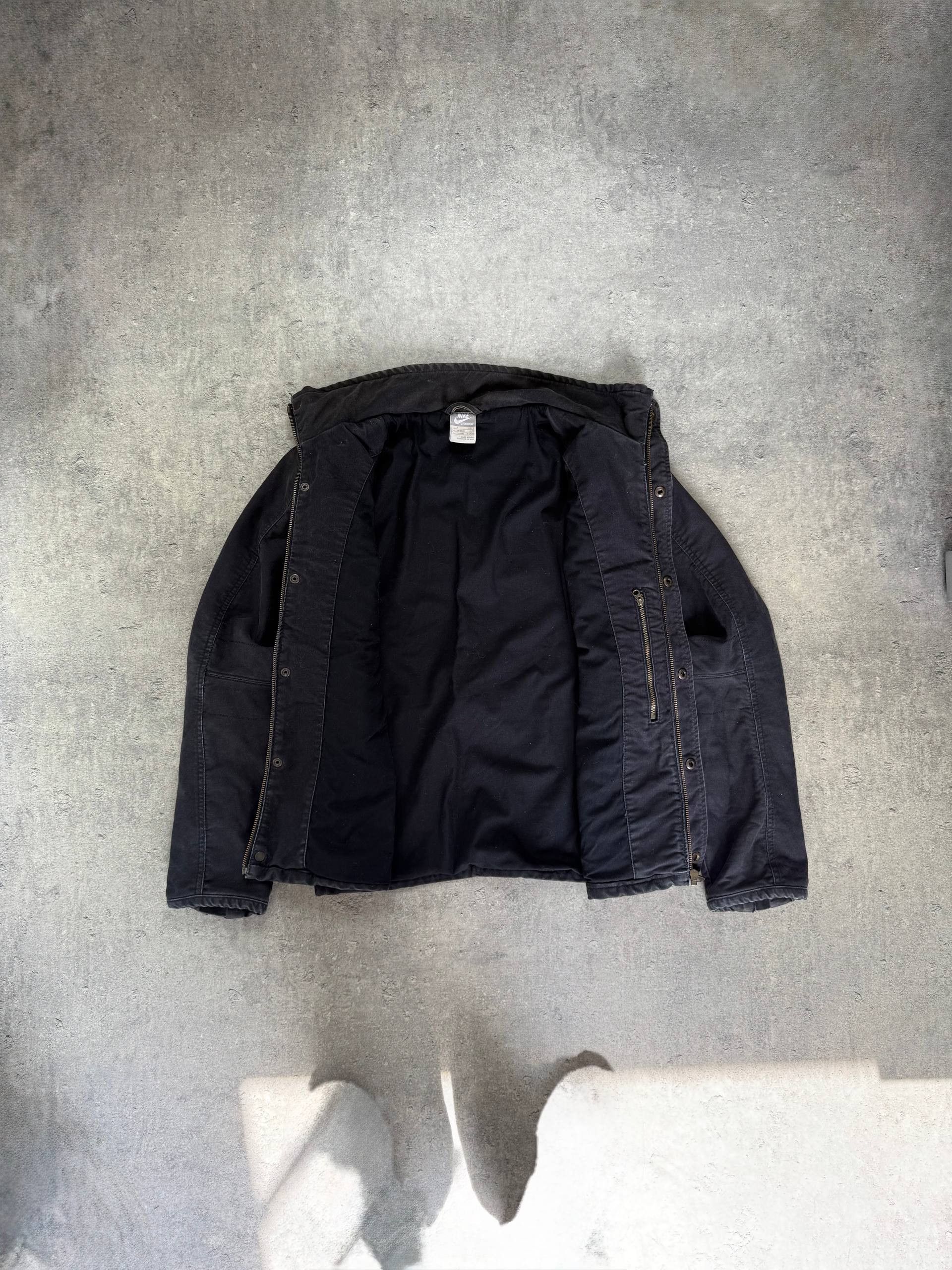 Nike Vintage 00s Nike denim distressed faded jacket work RARE Size US S / EU 44-46 / 1 - 7 Thumbnail