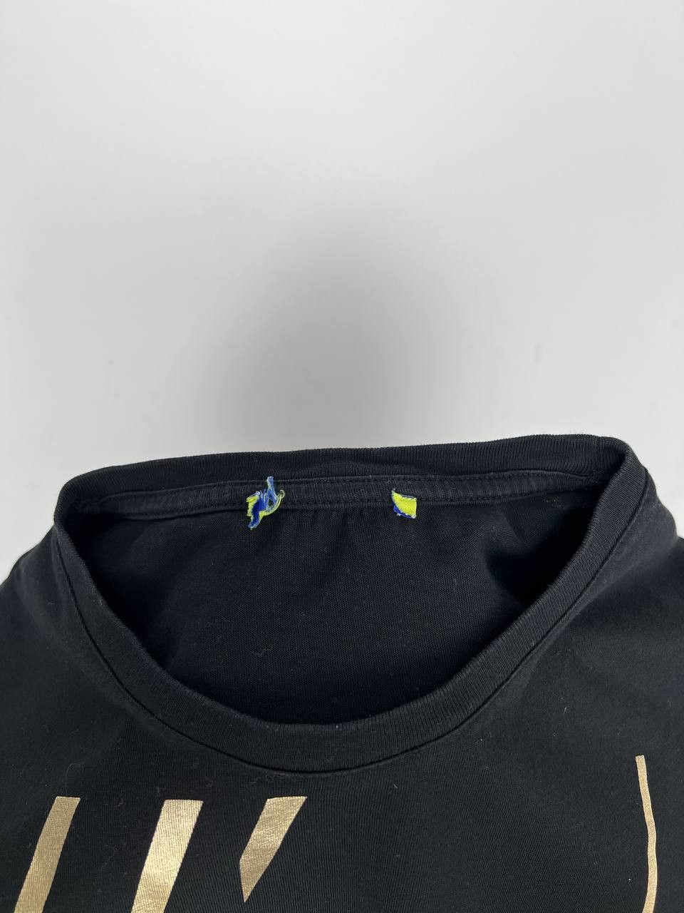 Versace Versace Jeans Couture T-Shirt Black Gold Metallic Logo Print Size M / US 6-8 / IT 42-44 - 5 Thumbnail
