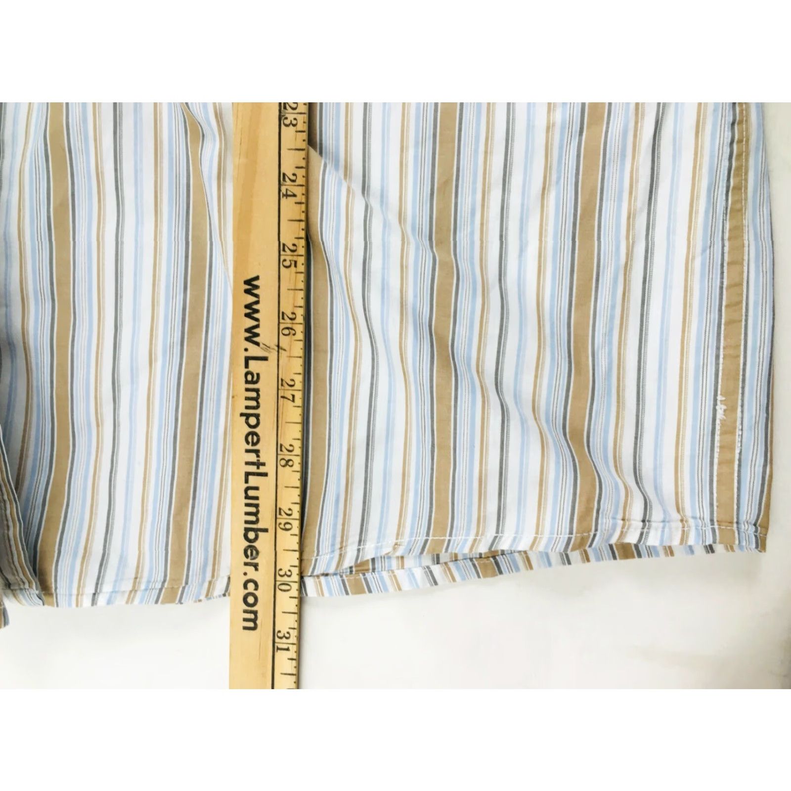 Gap Gap Shirt Button-Down XL Men Brown Black Striped Long Sleeve Casual Formal Regular Collar-Down Mens Size US XL / EU 56 / 4 - 5 Thumbnail
