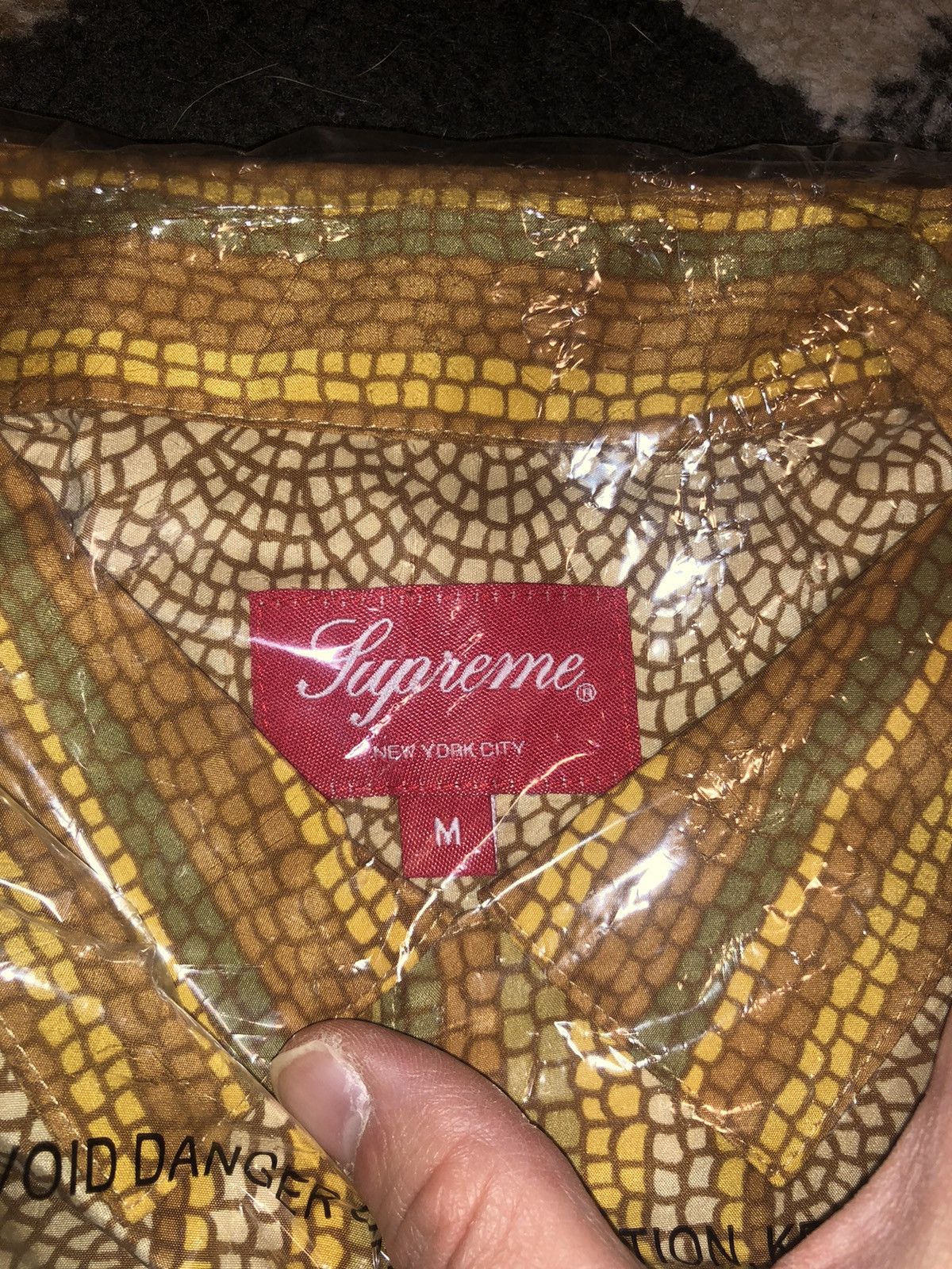 Supreme Supreme Mosaic Silk S/S Shirt Size US M / EU 48-50 / 2 - 3 Thumbnail