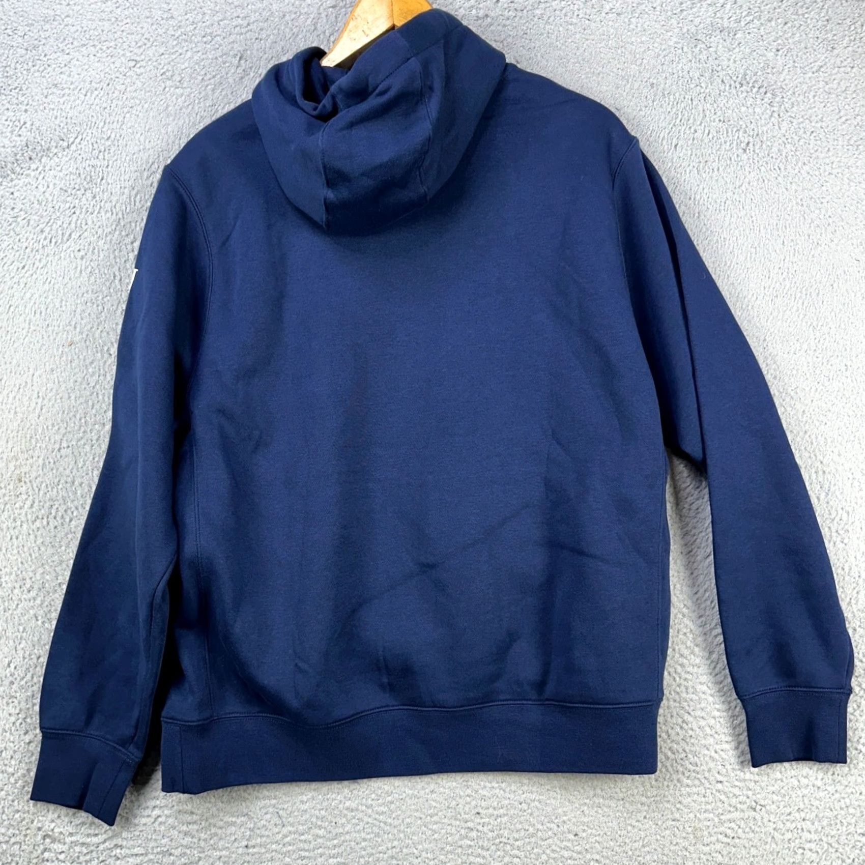 Nike Nike Men's Sweatshirt Graphic Print Drawstring Hooded Blue Large L Vintage? No Size US L / EU 52-54 / 3 - 3 Thumbnail