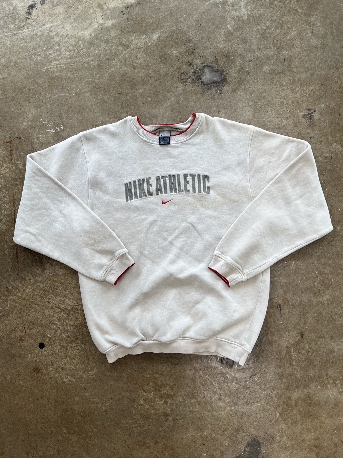 Nike Vintage Y2K Nike Athletic Swoosh Crewneck Large Size US L / EU 52-54 / 3 - 2 Thumbnail