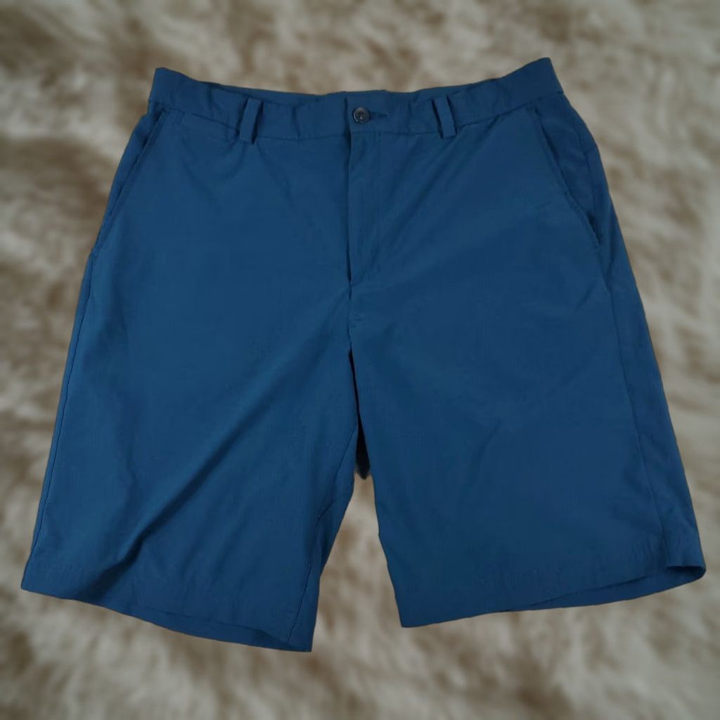 Nike Nike Shorts Mens Size 34 Blue Golf Dri Fit Casual Flat Front Chino Size US 34 / EU 50 - 1 Thumbnail