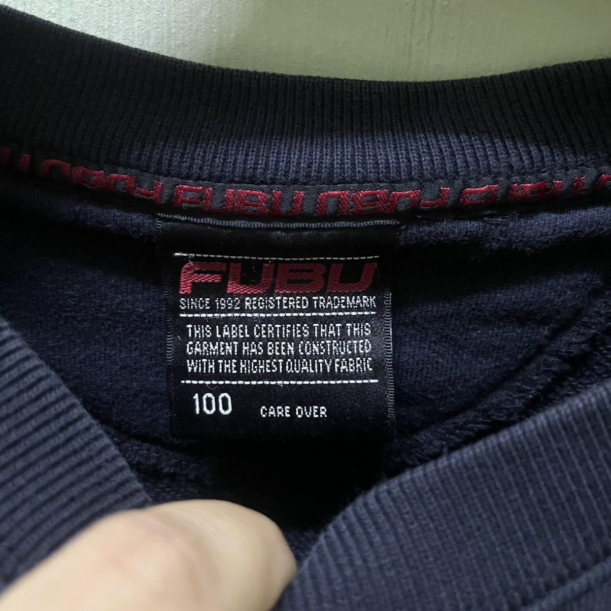 Fubu Rare Vintage Fubu JNCO Signature Logo Sweatshirt Size US L / EU 52-54 / 3 - 5 Thumbnail