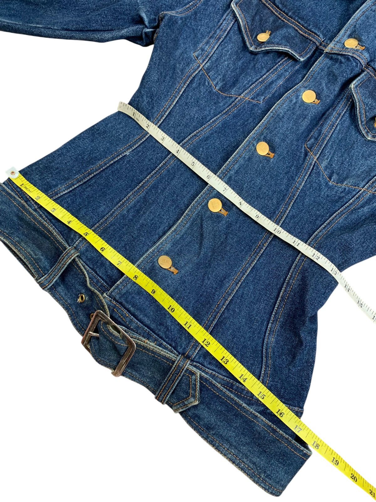 Jean Paul Gaultier 90's Junior Gaultier Blouson Denim Jacket Size S / US 4 / IT 40 - 3 Thumbnail