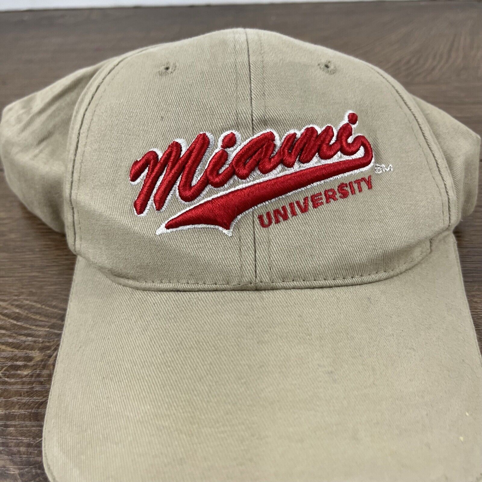 Other Miami Redhawks Hat Miami University Brown Cap Adjustable Bro Size ONE SIZE - 6 Thumbnail