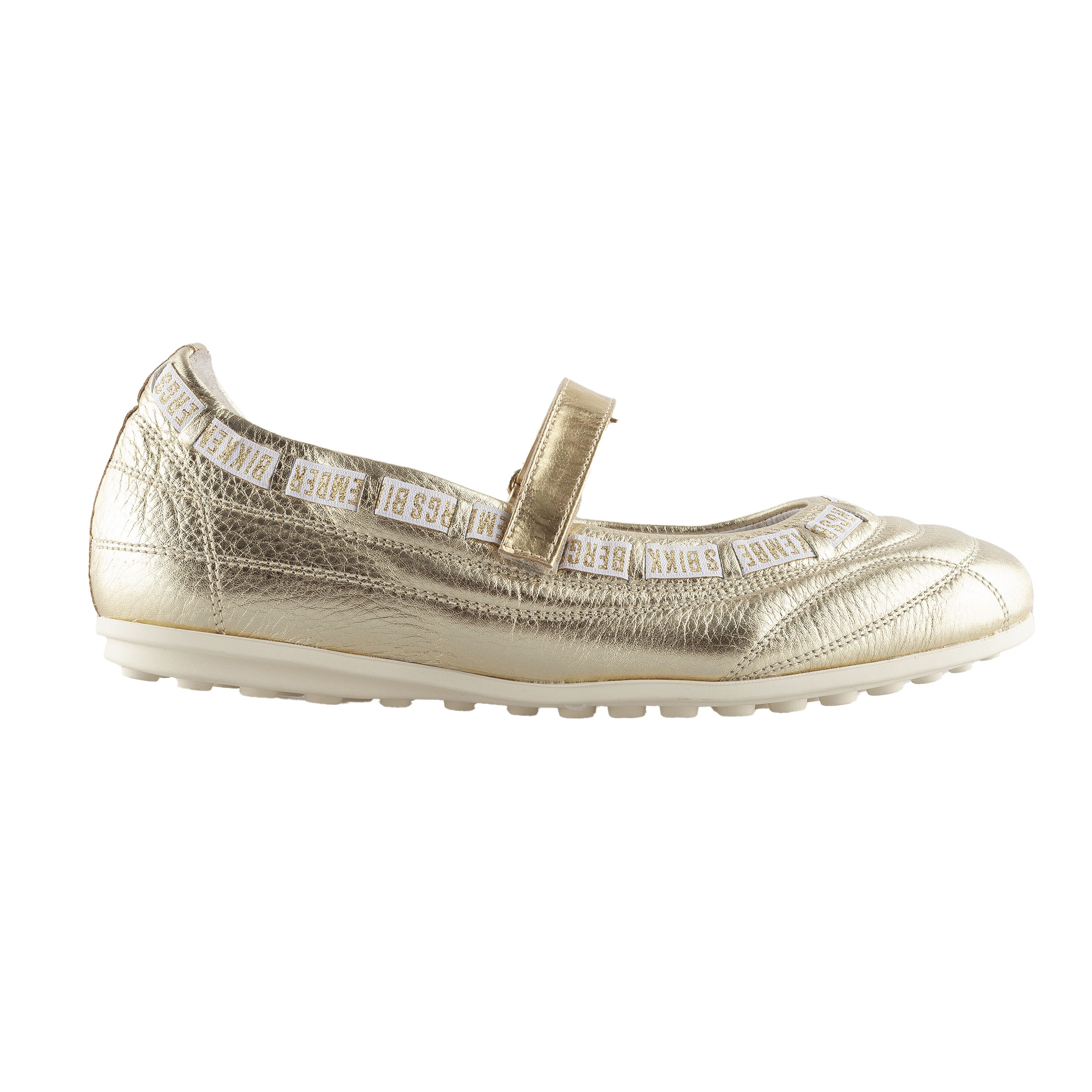 Dirk Bikkembergs × Vintage Dirk Bikkembergs Golden Ballet Flats (39 EU) Size US 8 / IT 38 - 2 Thumbnail