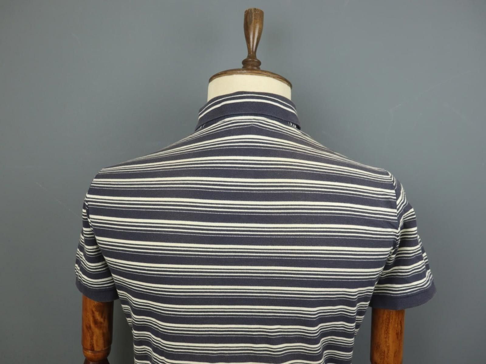 A.P.C. A.P.C. Multi Striped 100% Cotton Collared Polo Shirt Size M Size US M / EU 48-50 / 2 - 2 Thumbnail