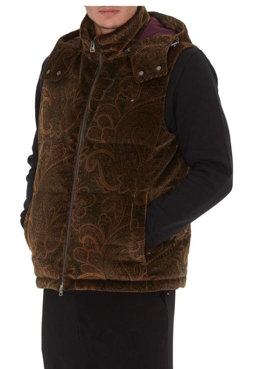 Etro $1750 FW20 Etro Paisley Down Padded Vest Sleeveless Size US M / EU 48-50 / 2 - 14 Thumbnail