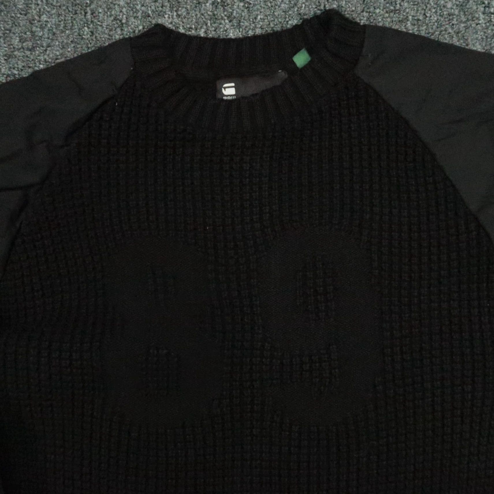 Vintage G Star Mens Sweater Knits Black Heavyweight Crew Neck Long Sleeve Pullover Knit Cotton Polyester Regular Size S Modern Casual Size US S / EU 44-46 / 1 - 2 Thumbnail