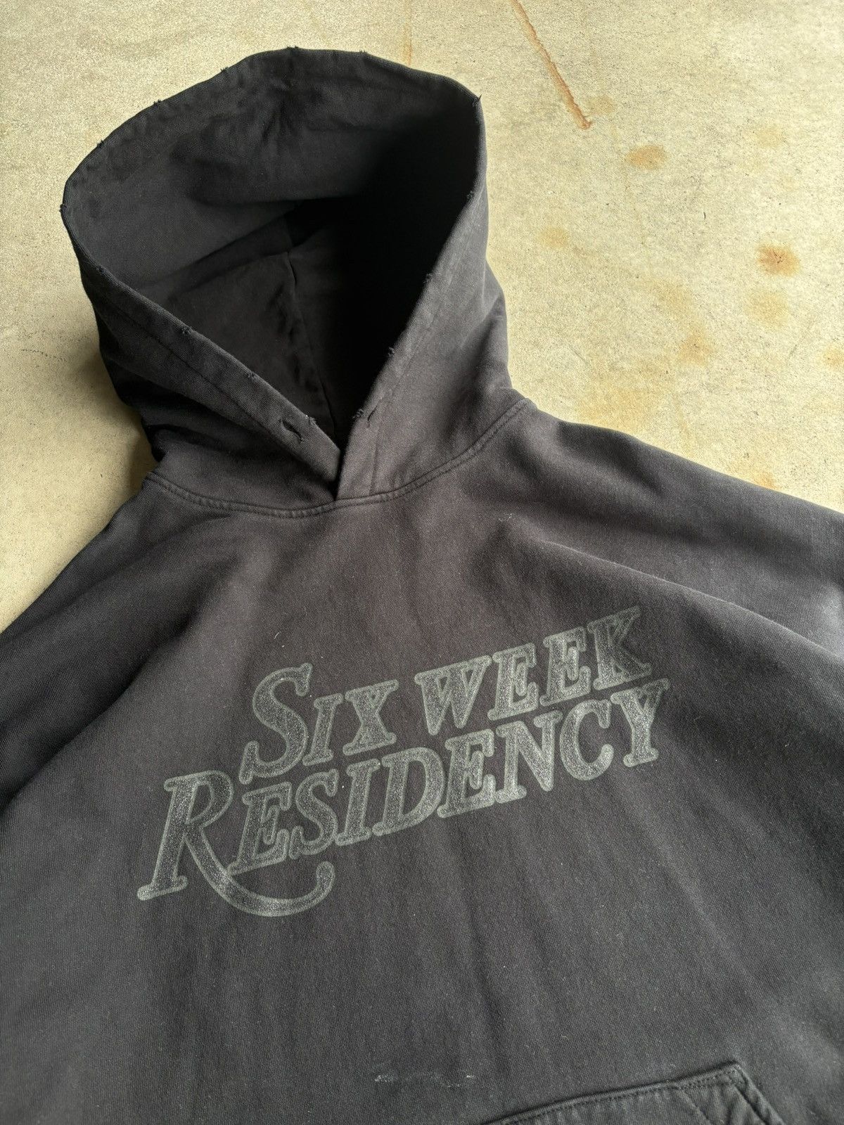 Other Crazy Six Week Residency Boxy Distressed Skate Hoodie Grunge Size US XL / EU 56 / 4 - 4 Thumbnail