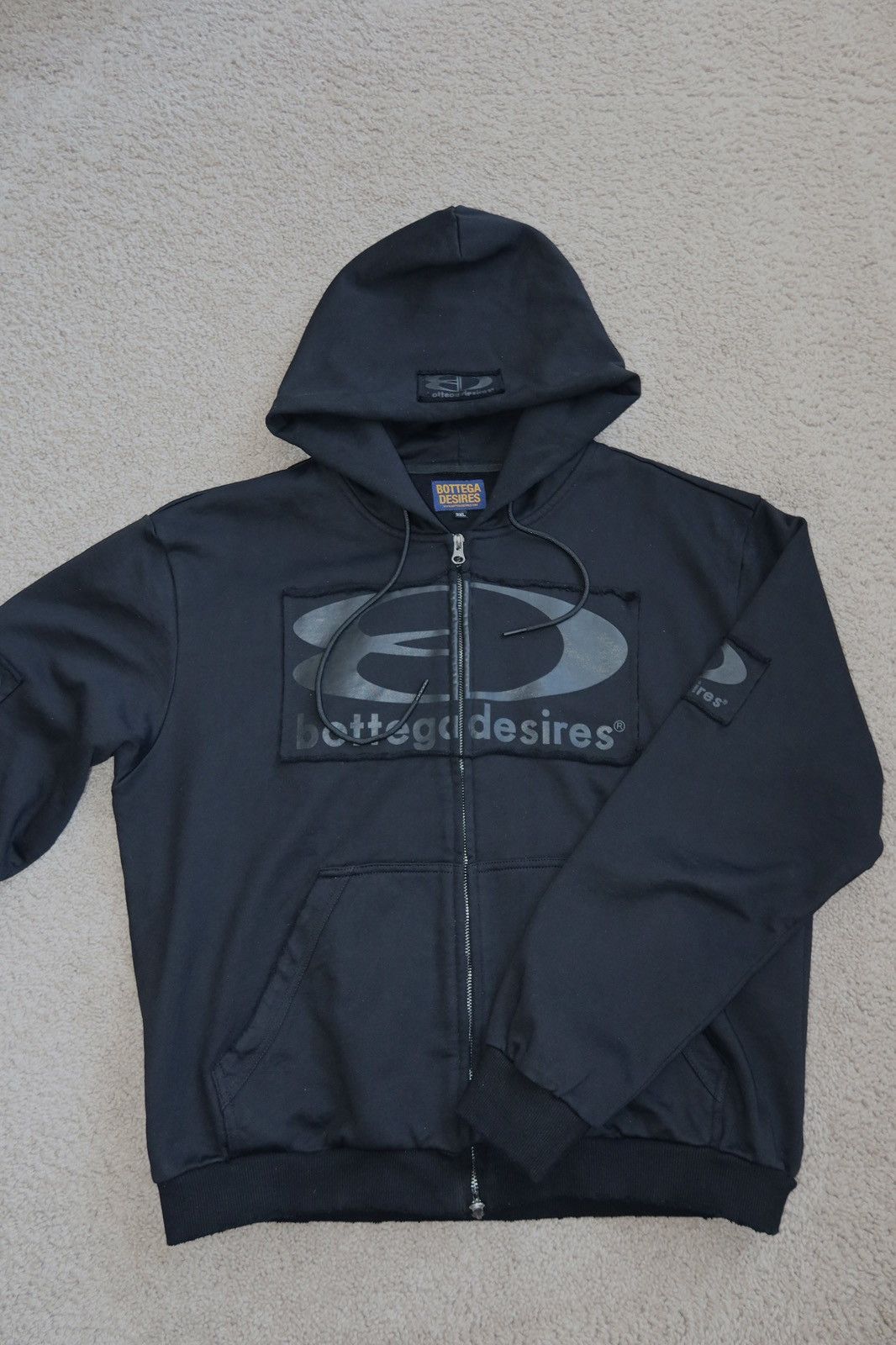 Bottega Desires Bottega Desires Tech Zip Up Hoodie Size US XXL / EU 58 / 5 - 2 Thumbnail