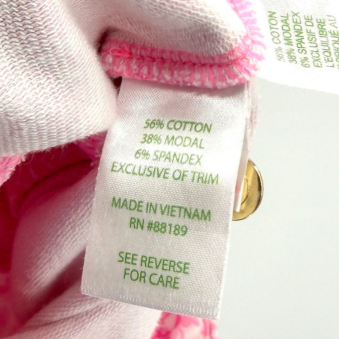 Lilly Pulitzer Lilly Pulitzer Pink Floral Heart Print Jersey Knit Romper Size 27" / US 4 / IT 40 - 7 Thumbnail