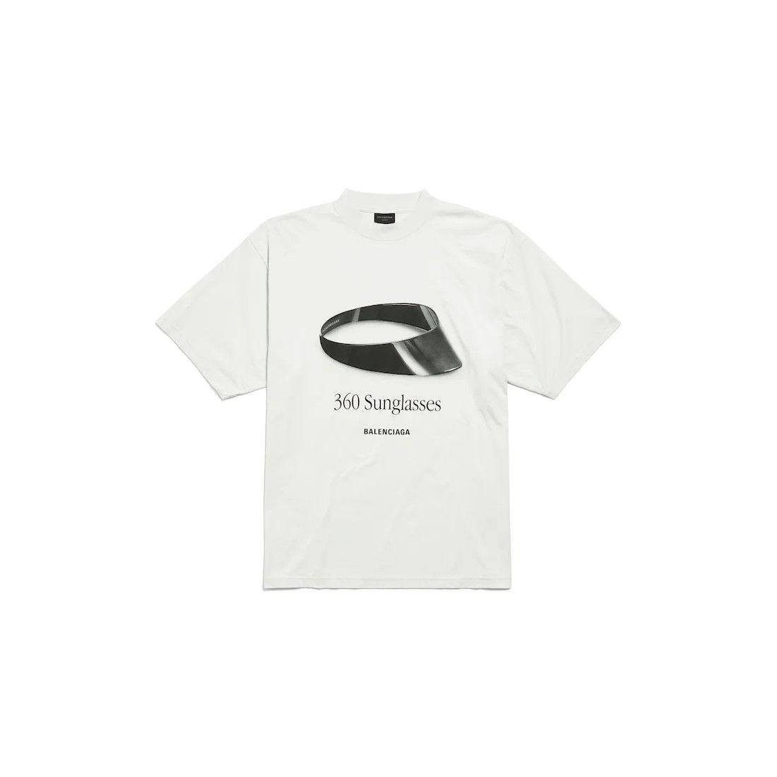 Balenciaga o1tr1nto0526 360 Sunglasses T-Shirt Medium Fit Dirty White Size US L / EU 52-54 / 3 - 1 Thumbnail