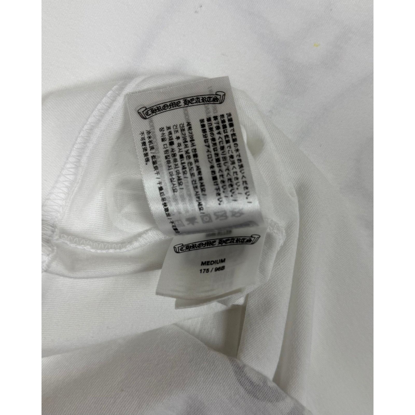 Chrome Hearts Chrome Hearts White Malibu Exclusive Logo Tee Size US M / EU 48-50 / 2 - 9 Thumbnail