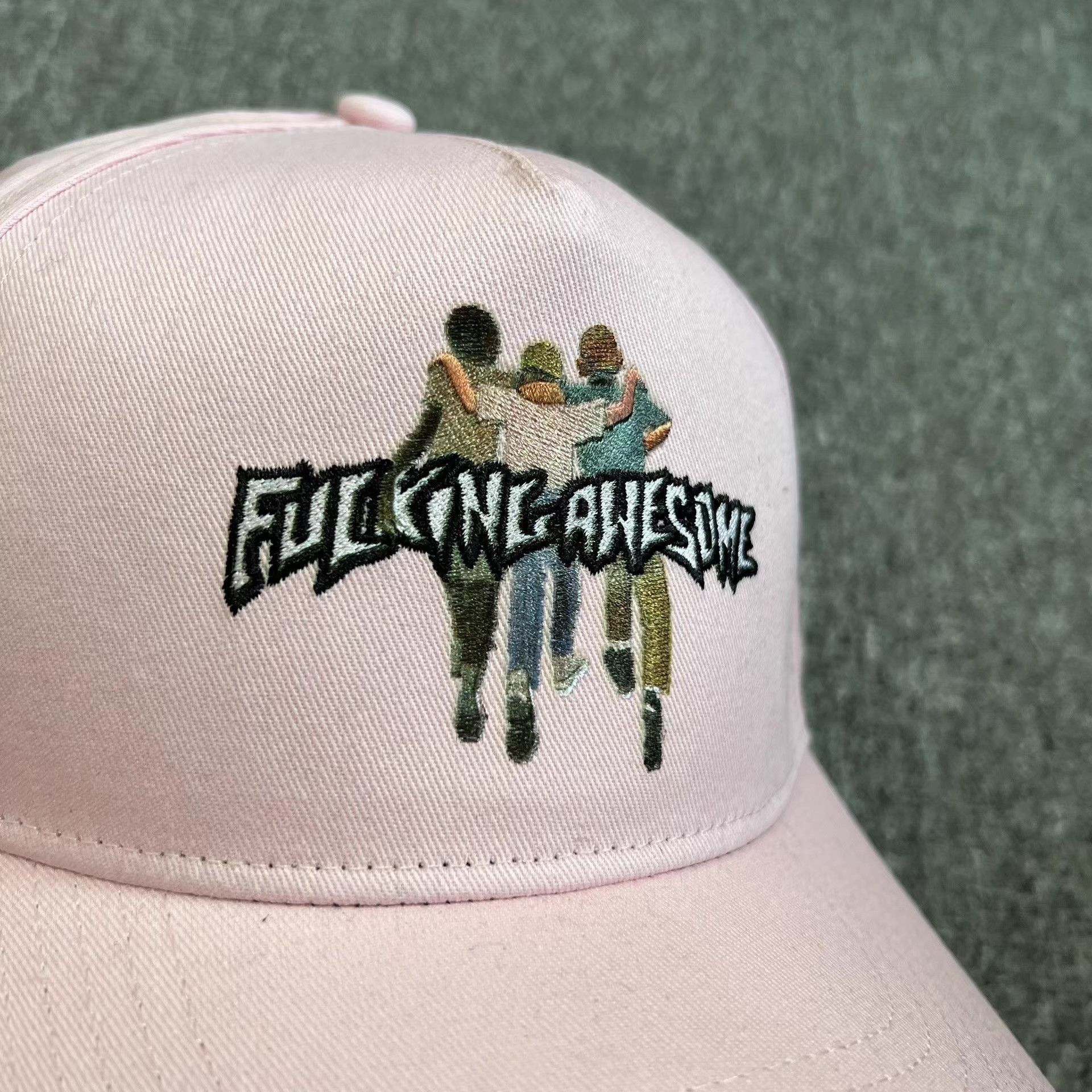 Fucking Awesome Fucking Awesome Embroidered Curved Brim Baseball Cap Q7 Size ONE SIZE - 2 Thumbnail