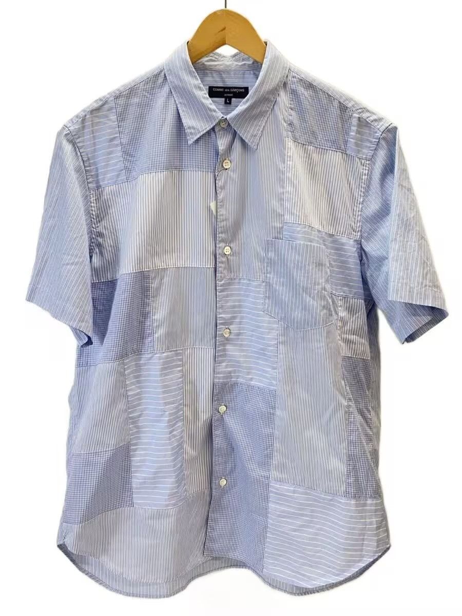 Comme des Garcons Homme 2022 Patchwork Shirt Size US L / EU 52-54 / 3 - 1 Thumbnail