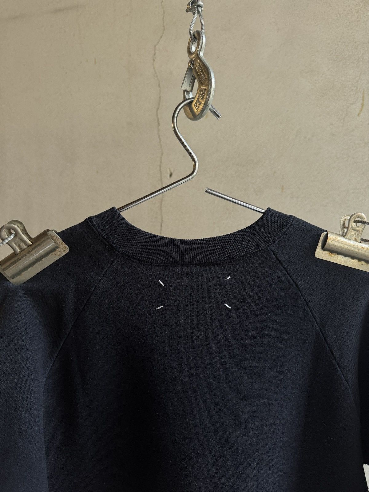 Maison Margiela Maison Margiela Artisanal A/H 1999 leather elbow crewneck Size US M / EU 48-50 / 2 - 12 Thumbnail