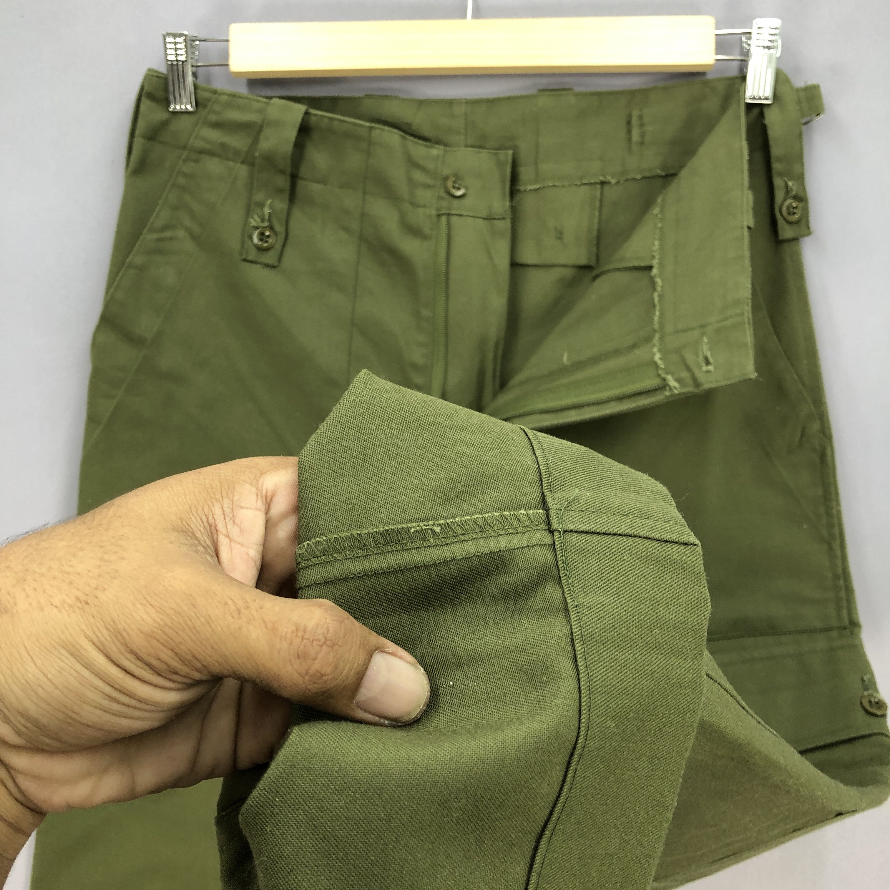 Army Of Me Vintage 50's British Military Combat Trousers Cargo Pants Size US 32 / EU 48 - 8 Thumbnail