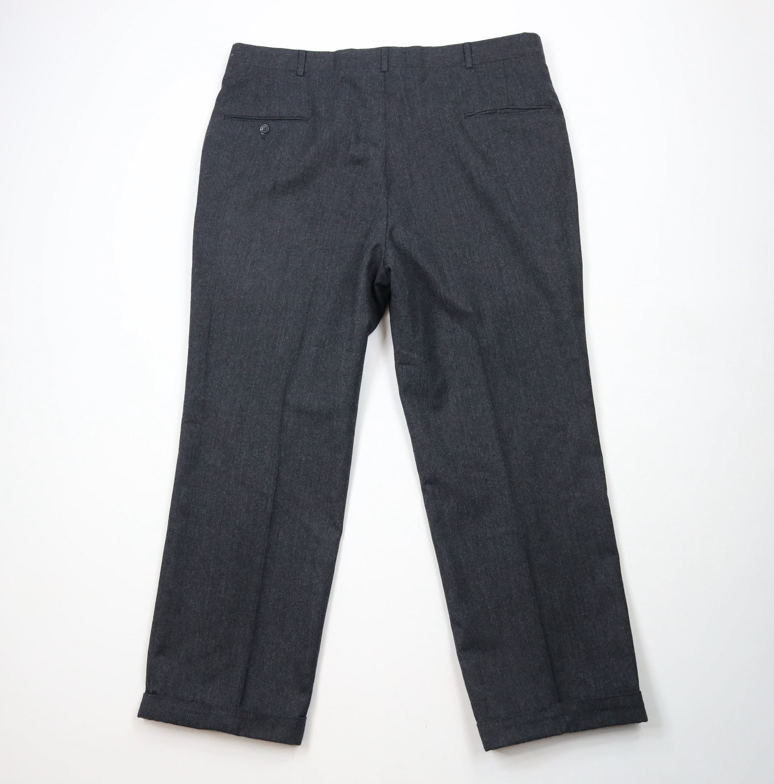 Vintage Vintage 90s Streetwear Wide Leg Chino Pants Charcoal USA Size US 40 / EU 56 - 10 Thumbnail