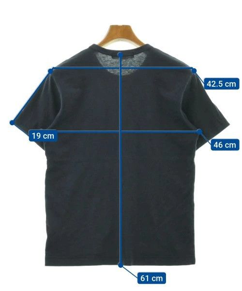 Comme des Garcons SHIRT T-Shirts Crewneck Plain Short Sleeve Cotton Navy Blue Size US S / EU 44-46 / 1 - 3 Thumbnail