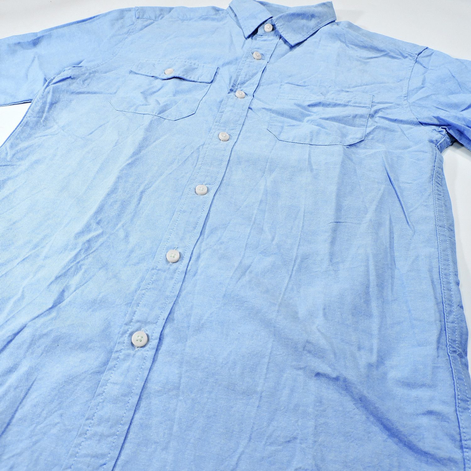 URBAN RESEARCH DOORS URBAN RESEARCH BLUE LONG SLEEVE SHIRT Size US M / EU 48-50 / 2 - 7 Thumbnail
