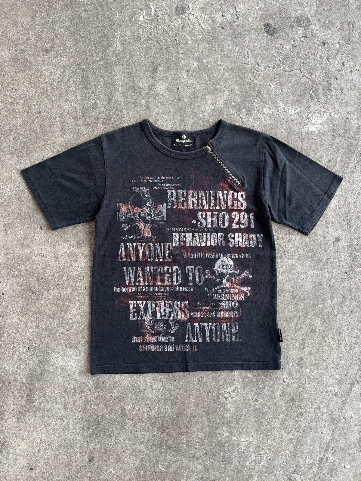Japanese Brand Berning Sho Seditionaries Punk Style Tee Size US S / EU 44-46 / 1 - 1 Thumbnail