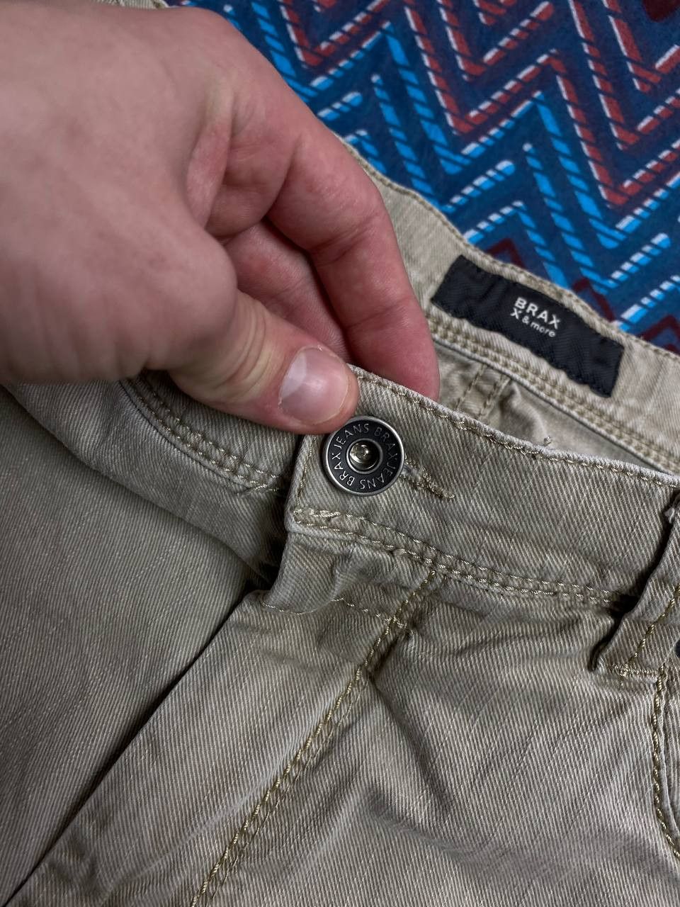 BRAX × Vintage Brax Feel Good Baggy Pants Cooper Fit Size US 36 / EU 52 - 6 Thumbnail