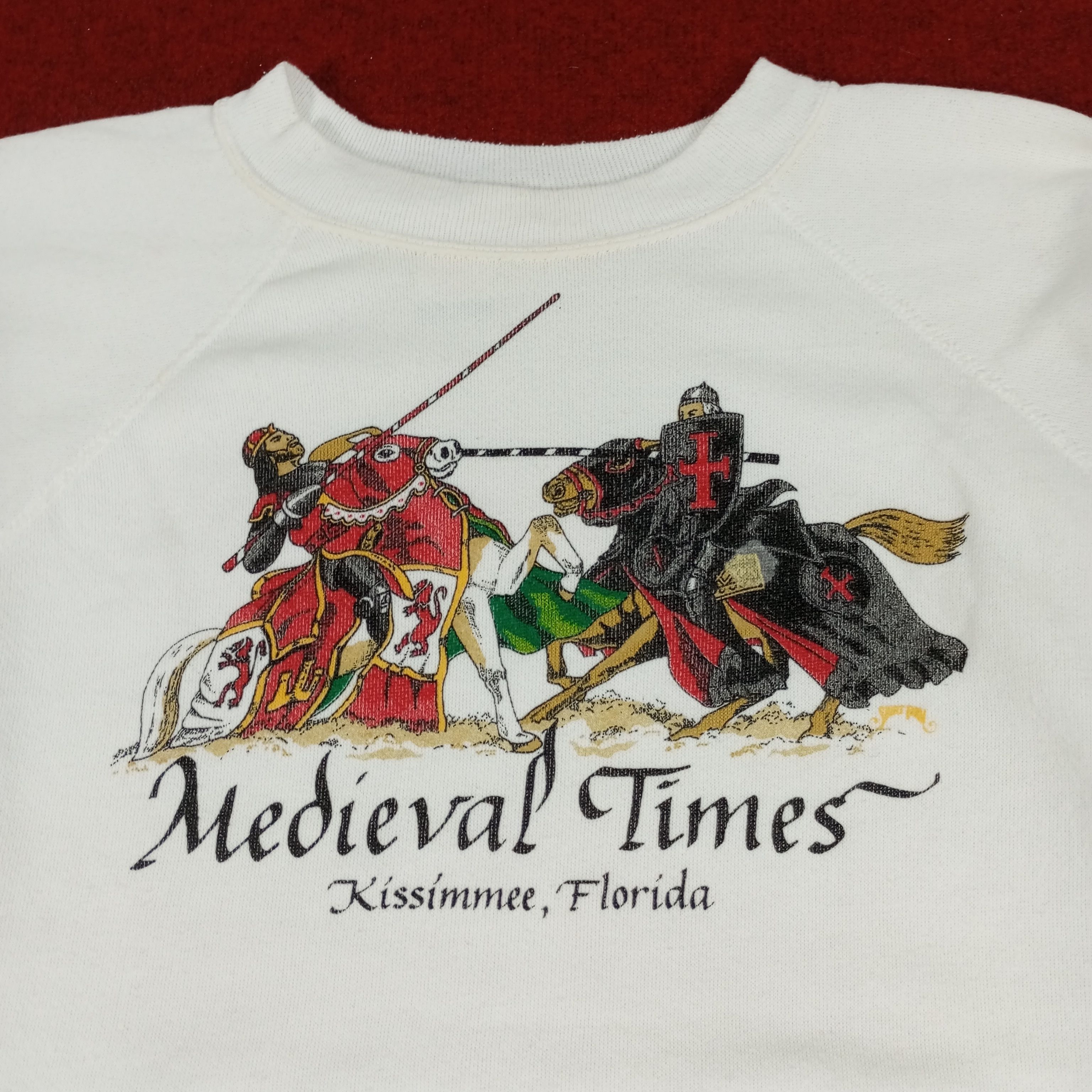 Tultex × Vintage Medieval Times Florida Streetwear Style Vintage Sweatshirt Size US M / EU 48-50 / 2 - 2 Thumbnail