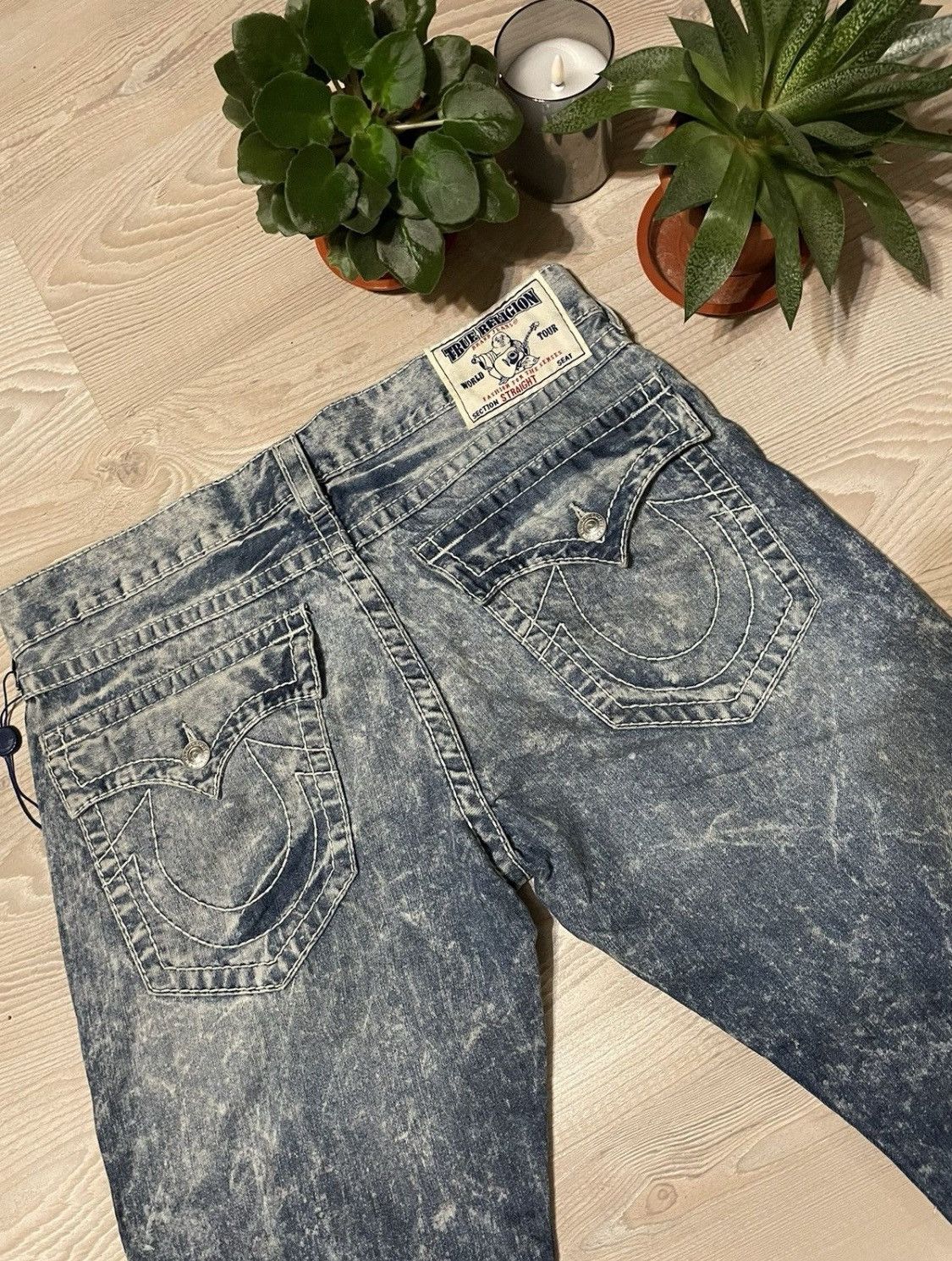 True Religion × Vintage True Religion Distressed Vintage Pants Size US 36 / EU 52 - 4 Thumbnail