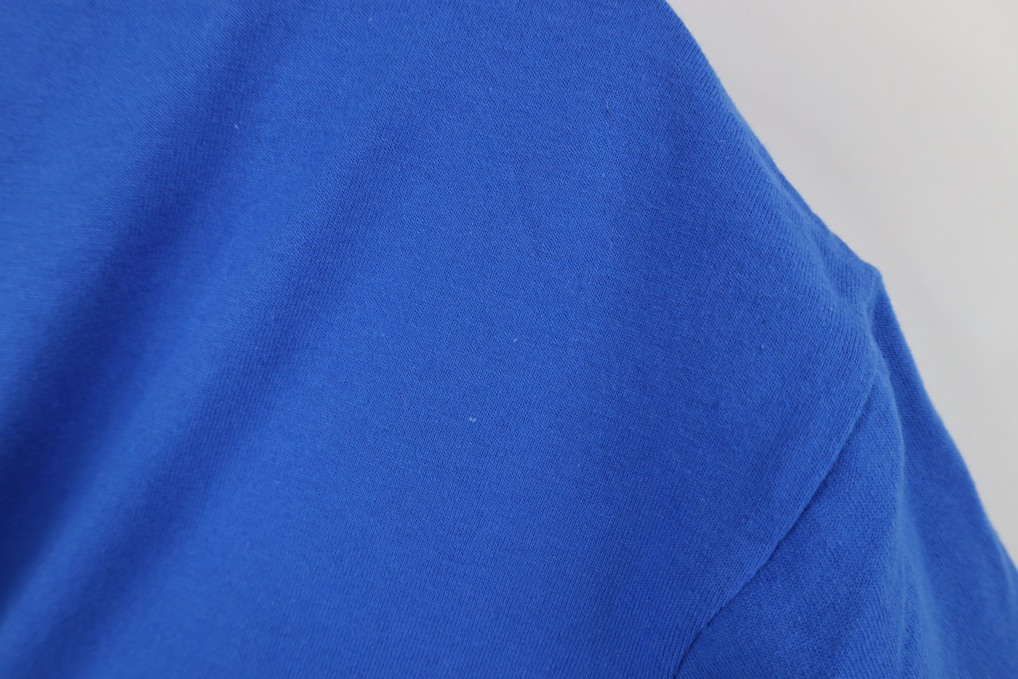 Vintage Vintage 90s Streetwear Blank Short Sleeve T-Shirt Royal Blue Size US L / EU 52-54 / 3 - 8 Thumbnail