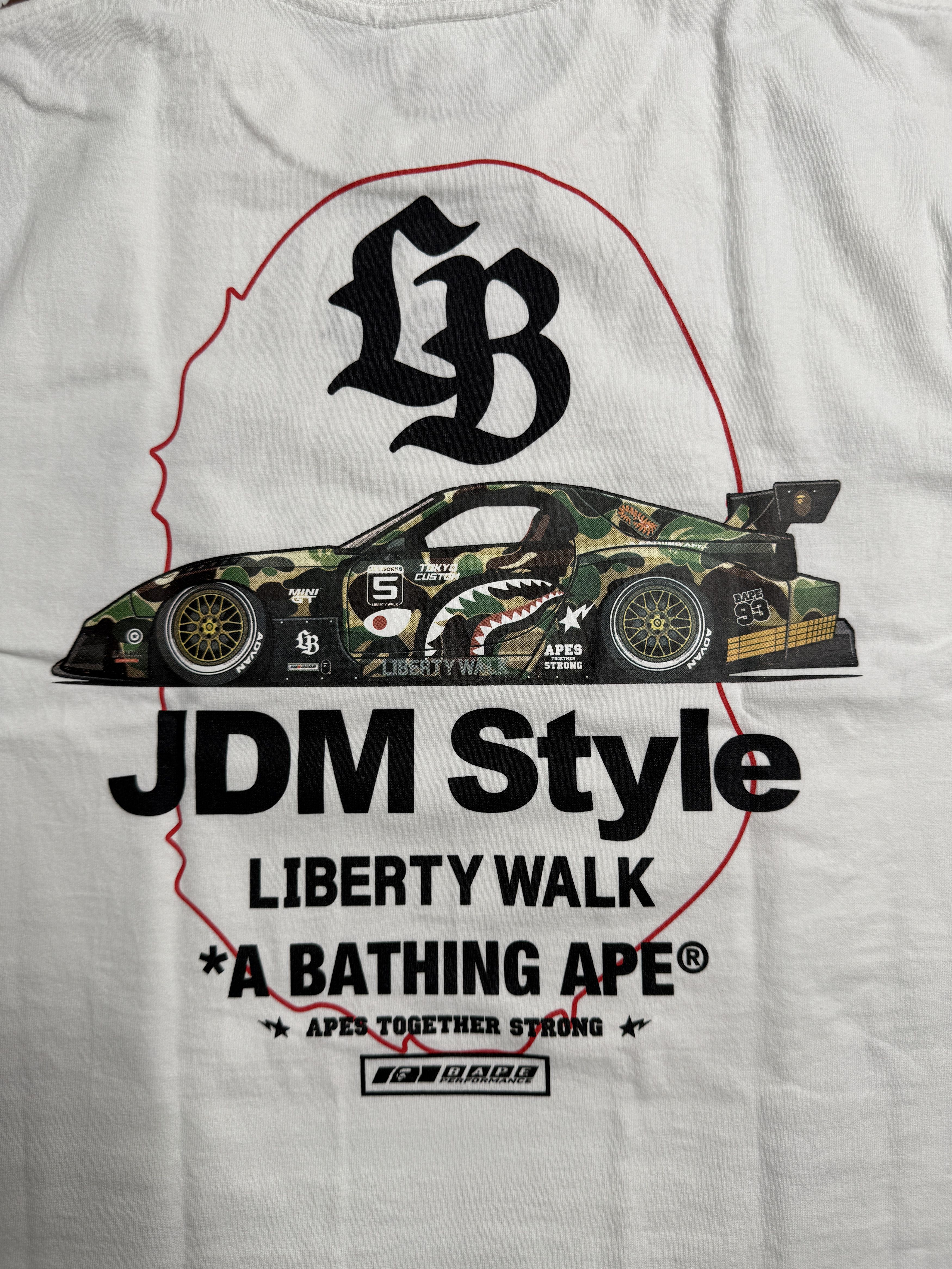 Bape BAPE X LIBERTY WALK KATO FD ABC CAMO TEE Size US M / EU 48-50 / 2 - 4 Thumbnail