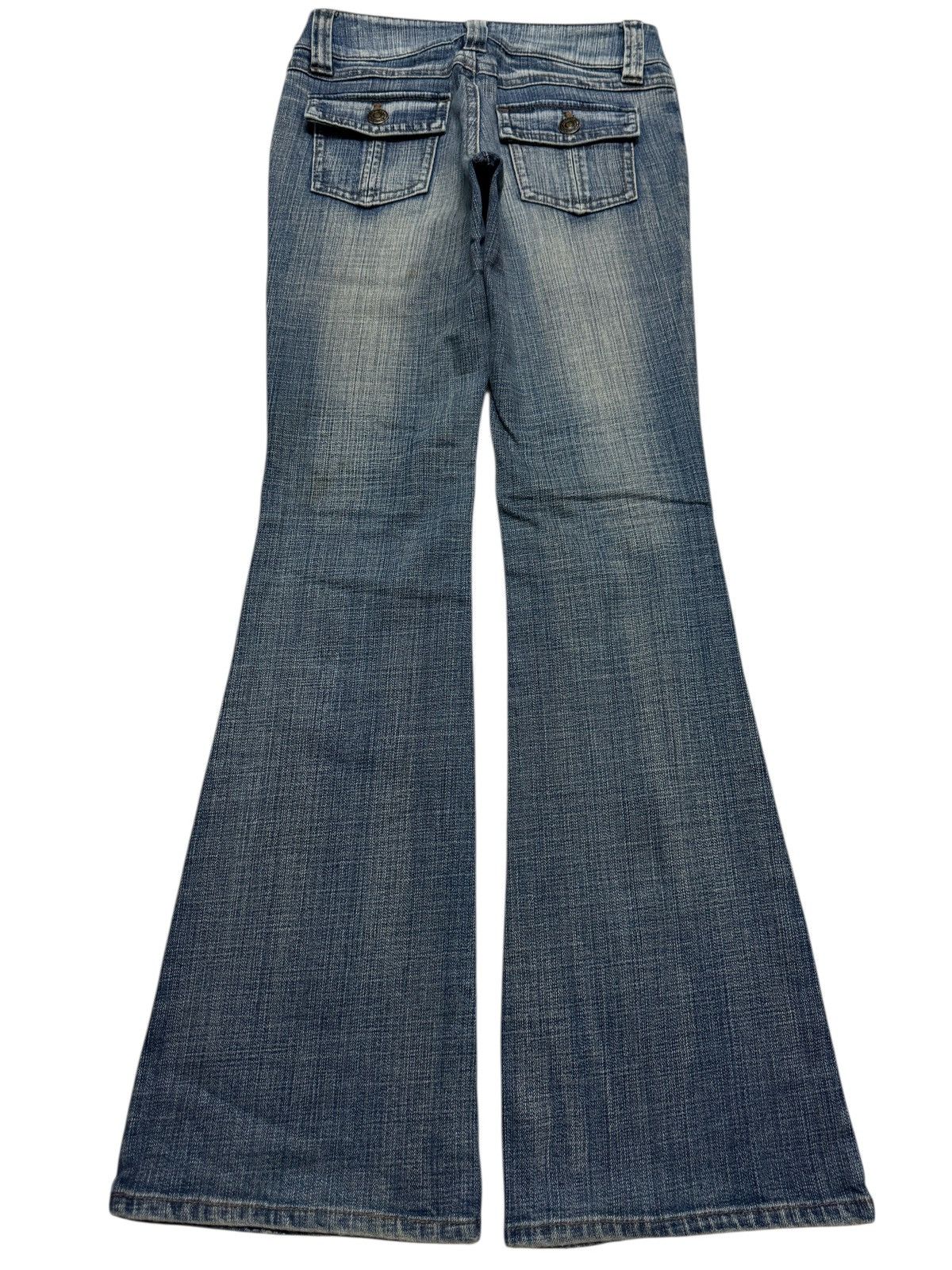 20471120 💥BELL BOTTOM💥VINTAGE JAPANESE BUSHPANTS MUDWASH FLARED JEAN Size US 26 / EU 42 - 2 Thumbnail