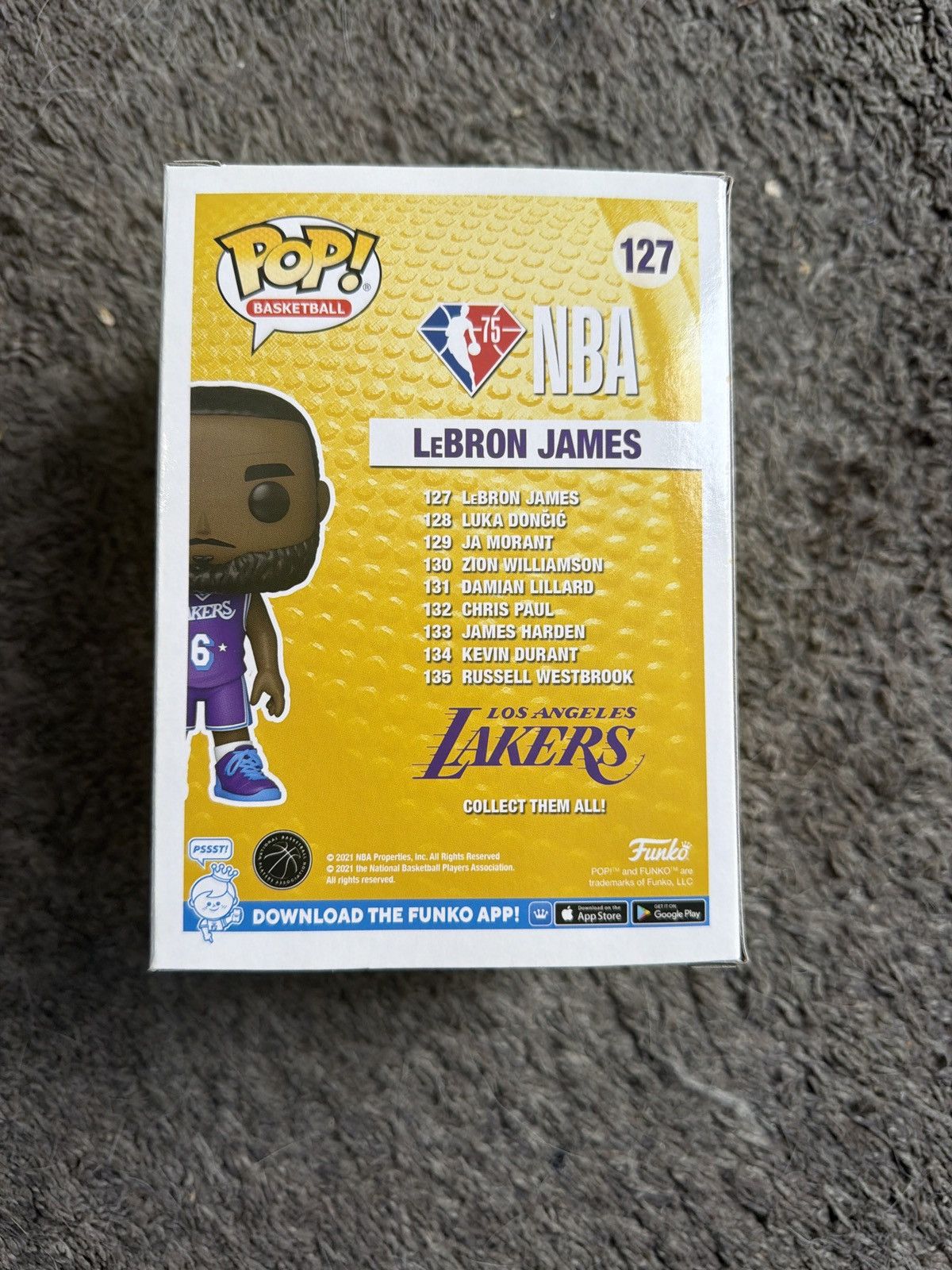 NBA Funko Pop! LeBron James Vinyl Figure Size ONE SIZE - 2 Thumbnail