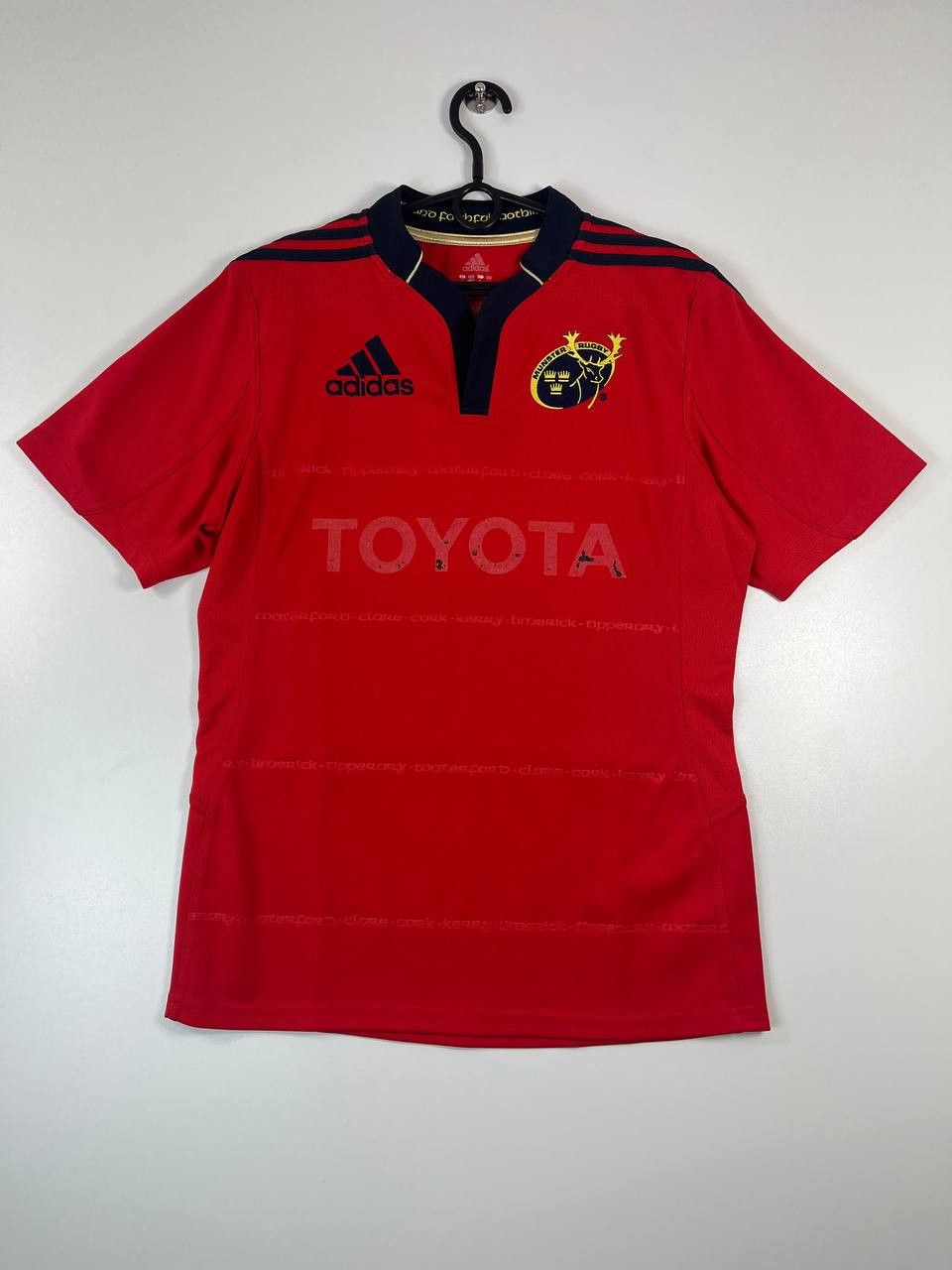 Adidas Adidas Munster Rugby 2010 2011 Home Shirt Toyota V13315 S Size US S / EU 44-46 / 1 - 1 Thumbnail