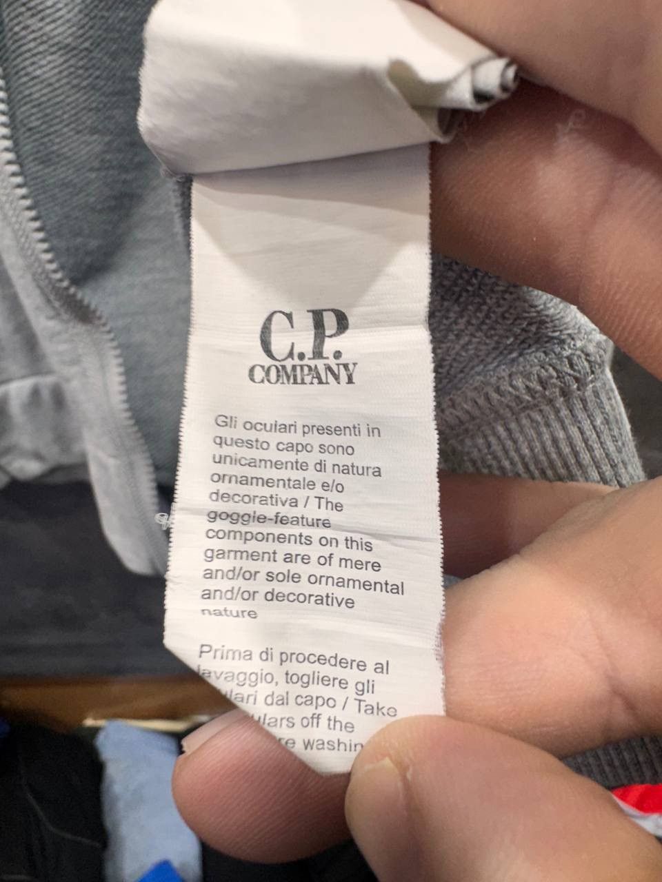 C.P. Company C.P. Company Tonal Zip Grey Goggle Hoodie Size XL Size US XL / EU 56 / 4 - 23 Thumbnail
