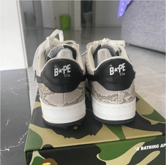 Bape ABATHINGAPE low cut board shoes for men Size US 9 / EU 42 - 2 Thumbnail