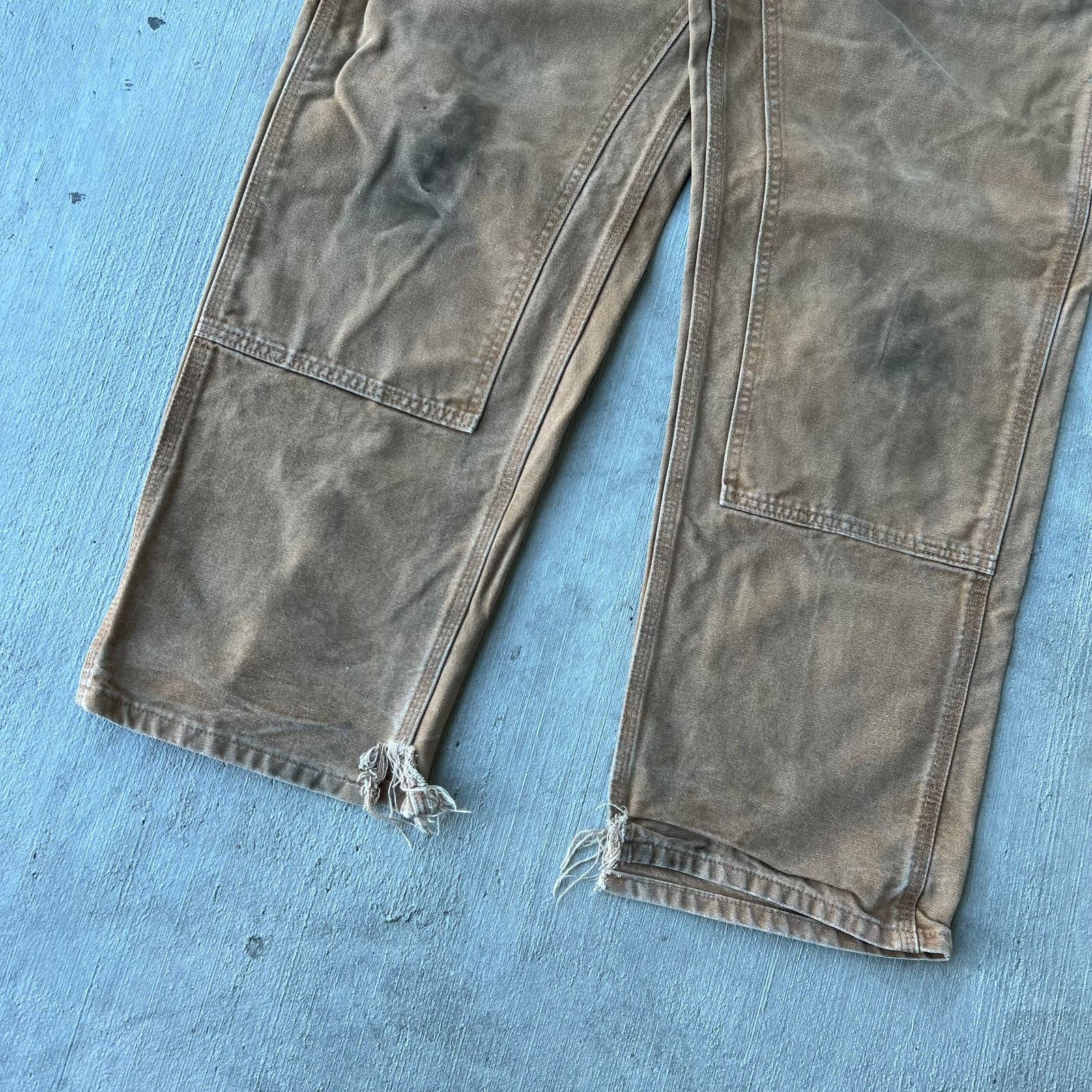 Carhartt × Vintage Carhartt brown double knee work wear carpenter pants Size US 32 / EU 48 - 3 Thumbnail