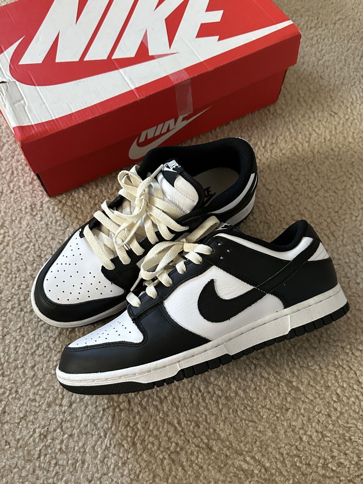 Cream Laces White Sb Dunk Laces Nike Dunk Low Panda Dunks With