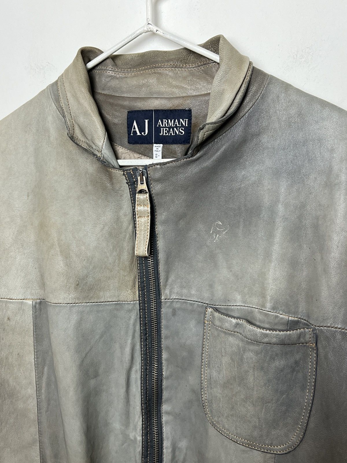 Giorgio Armani armani y2k patchwork leather jacket Size US M / EU 48-50 / 2 - 5 Thumbnail