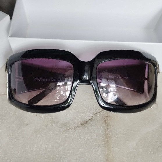 Dior × Vintage Vintage dior 00ss paper clip sunglasses Size ONE SIZE - 1 Thumbnail