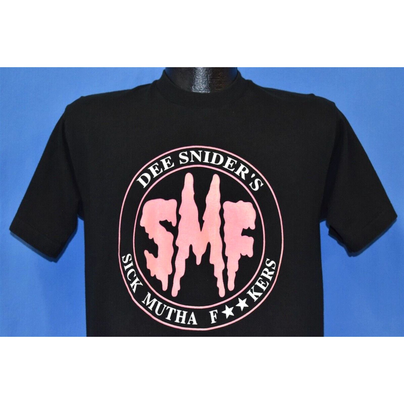 image of Fruit Of The Loom Vintage 90's Dee Snider's Sick Mutha F@kers Once Smf Always Metal Rock T-Shirt M 