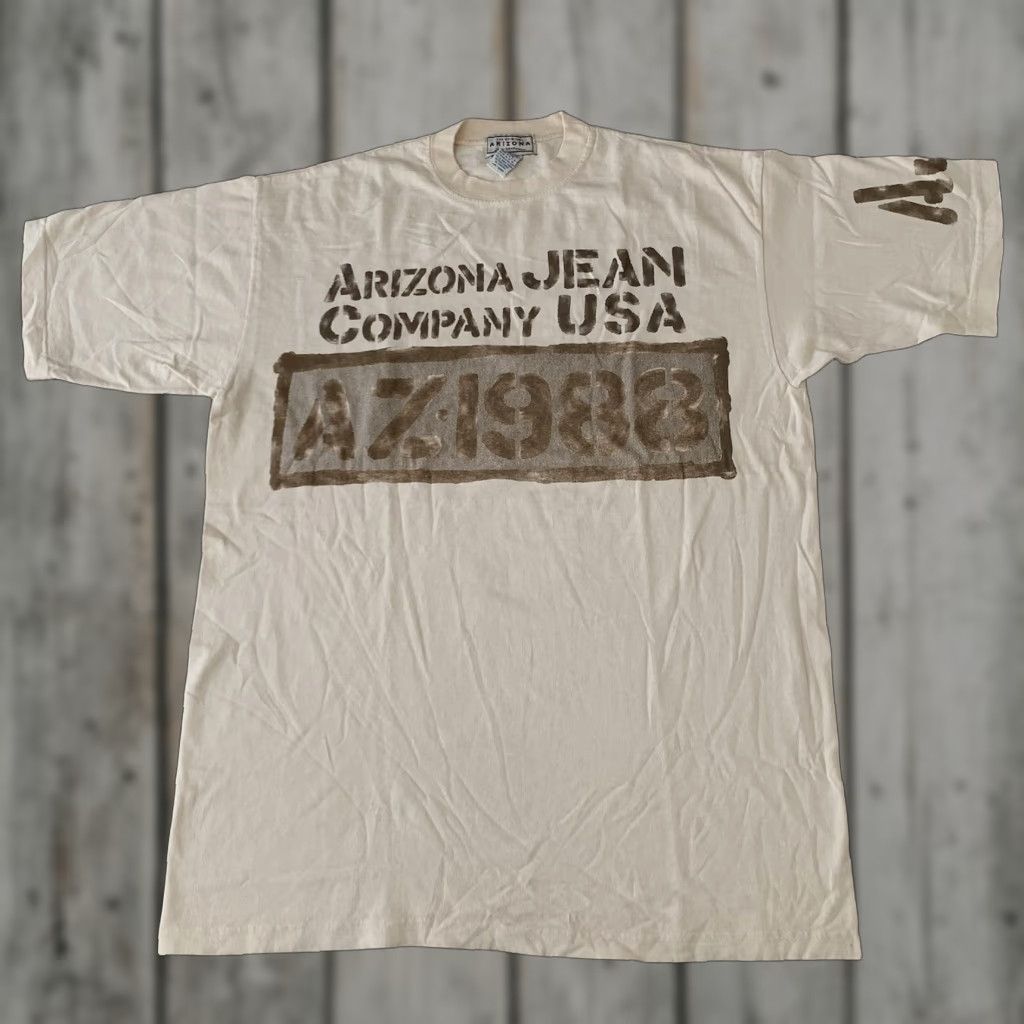 Vintage Vintage Arizona Jeans Company USA T Shirt 1988 Large L AZ AJC Deadstock Tee Size US L / EU 52-54 / 3 - 1 Thumbnail