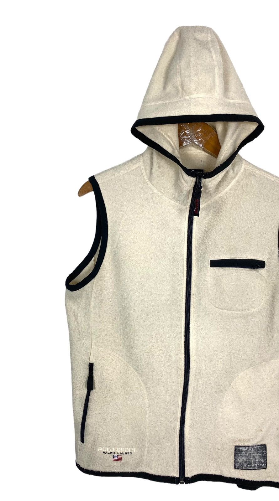 Polo Ralph Lauren Rare‼️ Polo Sport Ralph Lauren Hoodie Fleece Windspeed Vest Size US S / EU 44-46 / 1 - 2 Thumbnail