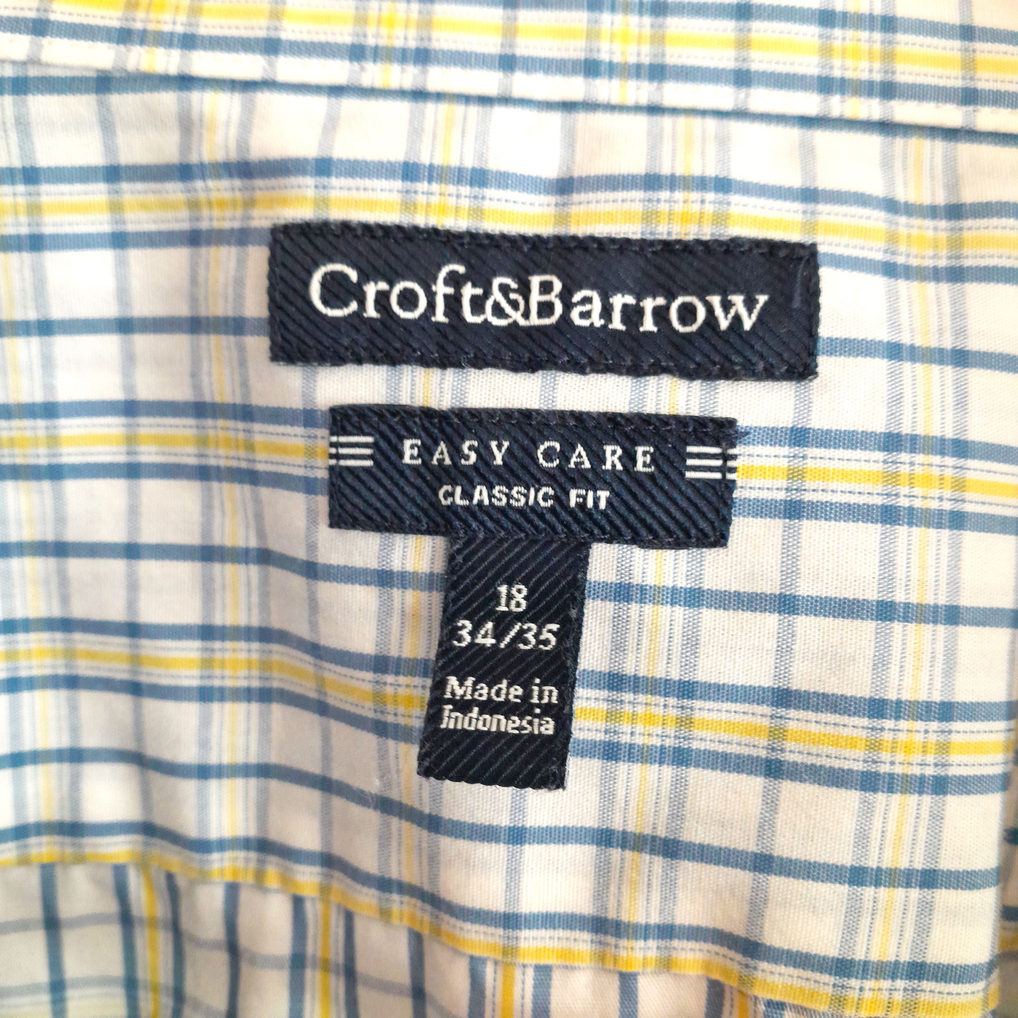 Croft & Barrow Croft & Barrow Men’s multicolor Plaid Long sleeve Shirt Size US XL / EU 56 / 4 - 3 Thumbnail