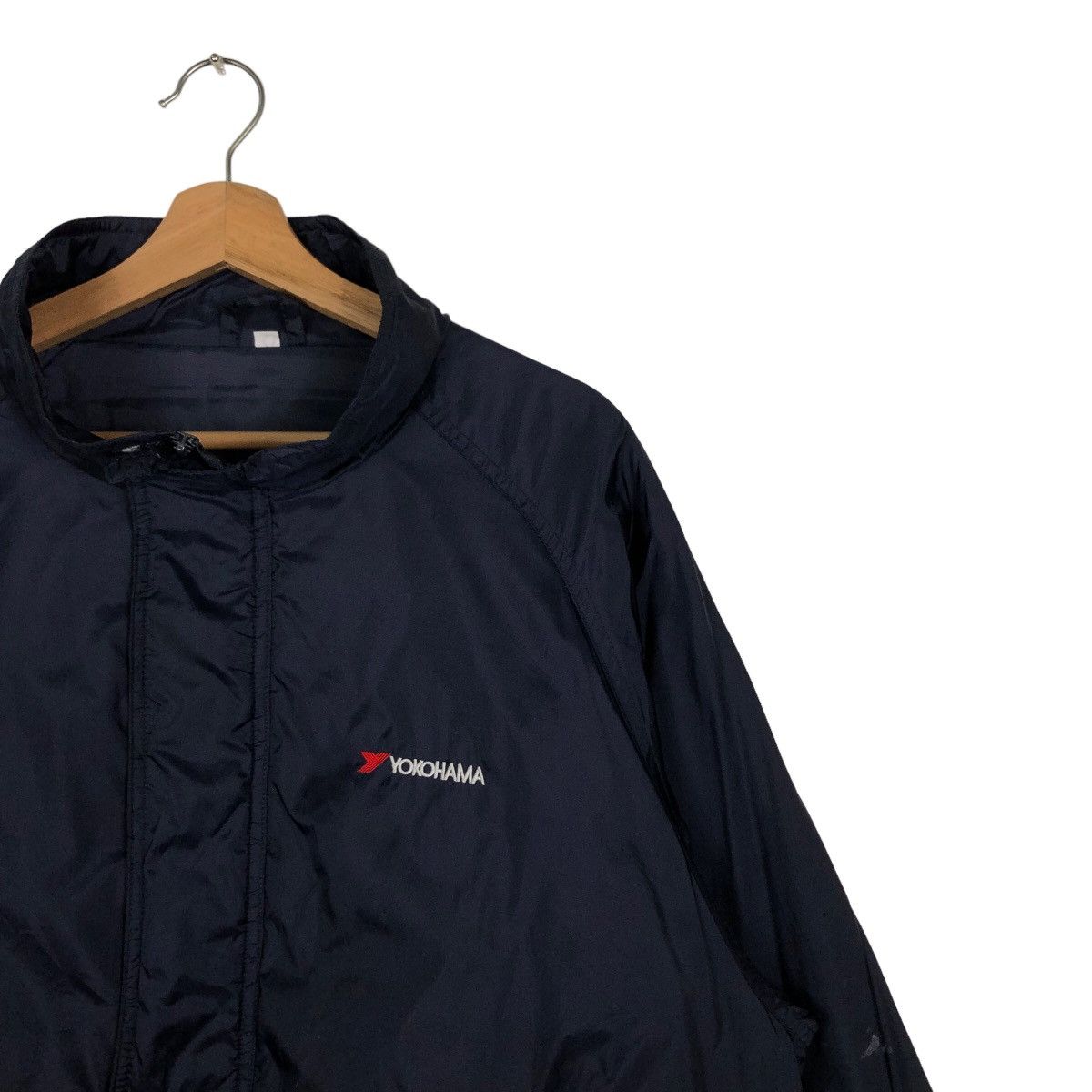 Japanese Brand 🔥90’s Racing Bomber Jacket Worker Yokohama Big Logo Size US M / EU 48-50 / 2 - 6 Thumbnail